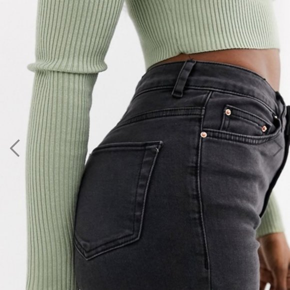 High-rise Ultra-skinny jeans in Washed Black - Picture 4 of 4